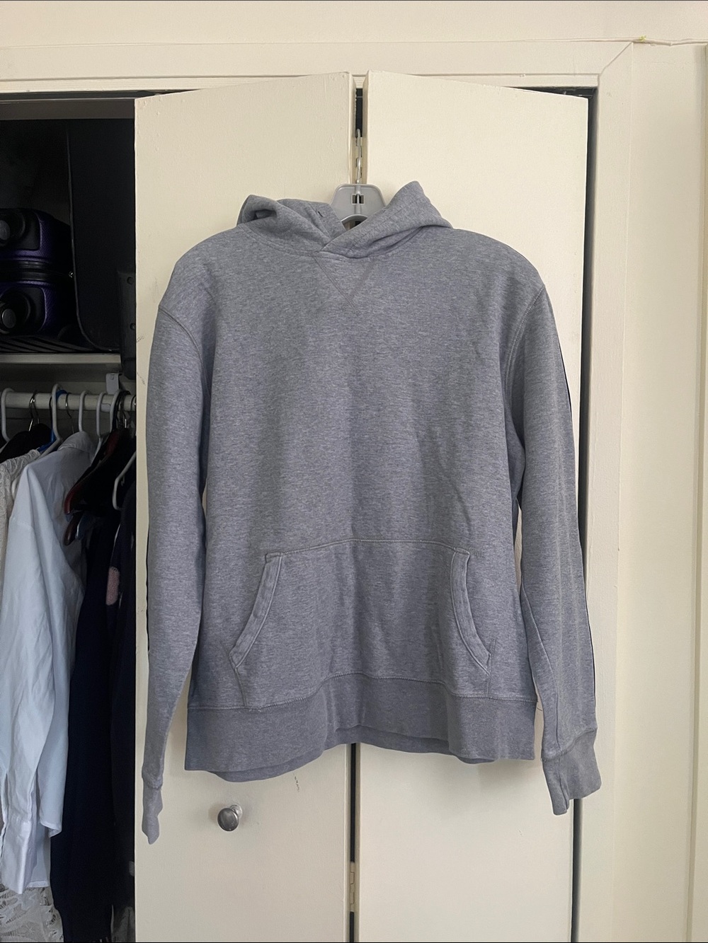 Express Light Gray Pullover Hoodie
